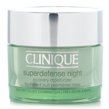 Clinique Superdefense Night Recovery Moisturizer - For Very Dry To Dry Combination