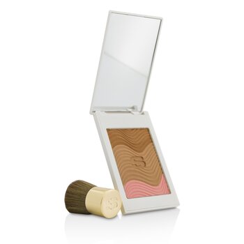 Sisley Phyto Touche Sun Glow Powder With Brush - # Trio Miel Cannelle