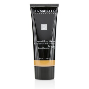 Dermablend Leg and Body Make Up Buildable Liquid Body Foundation Sunscreen Broad Spectrum SPF 25 - #Medium Bronze 45N