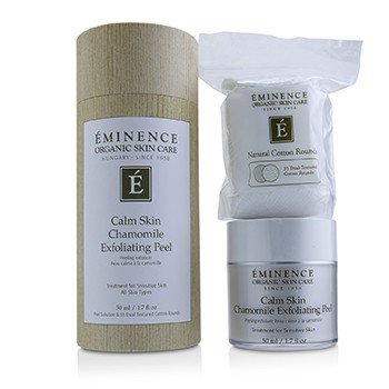 Eminence Calm Skin Chamomile Exfoliating Peel (with 35 Dual-Textured Cotton Rounds)
