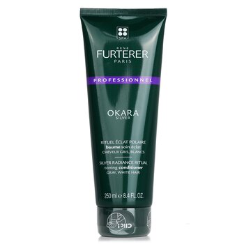 Rene Furterer Okara Silver Silver Radiance Ritual Toning Conditioner - Gray, White Hair (Salon Product)