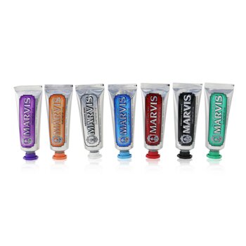 Marvis 7pcs Toothpaste Set - Flavour Collection