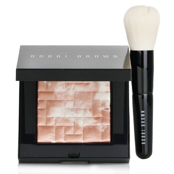 Bobbi Brown Highlighting Powder Set (1x Highlighting Powder + 1x Mini Face Brush) - #Pink Glow