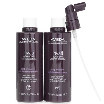 Aveda Invati Advanced Scalp Revitalizer - Solutions For Thinning Hair (2 Refills + Pump)