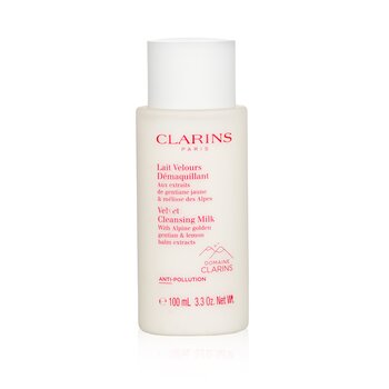 Clarins Velvet Cleansing Milk with Alpine Golden Gentian & Lemon Balm Extracts