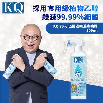 KQ KQ 75% Alcohol (Ethanol) Disinfectant Spray 500ml