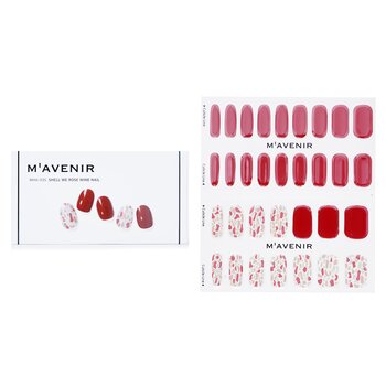 Mavenir Nail Sticker (Red) - # Shell We Rose Wine Nail