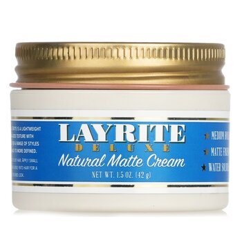 Layrite Natural Matte Cream (Medium Hold, Matte Finish, Water Soluble)