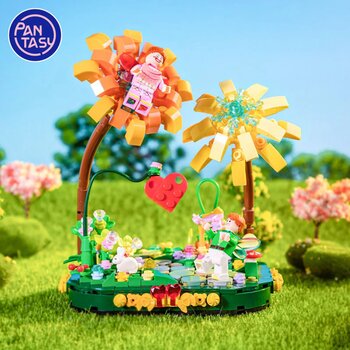 Magical Jungle Series - The Wizard of Flowers Building Bricks Set