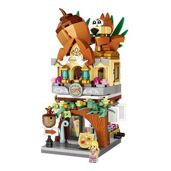 Loz LOZ Street Series - Squirrel Nut Shop Building Bricks Set
