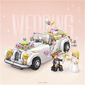 Loz LOZ Creator - Wedding Car Building Bricks Set