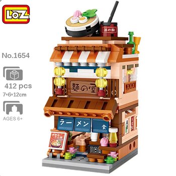 Loz LOZ Street Series - Ramen Canteen Building Bricks Set