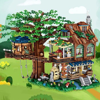 Loz LOZ Mini Blocks - Tree House Building Bricks Set