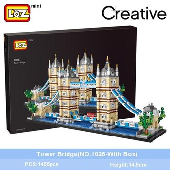Loz LOZ Architecture Series - London Bridge Building Bricks Set