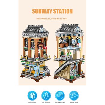 Loz LOZ Mini Blocks - Subway Station
