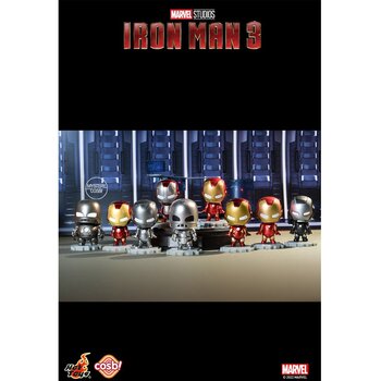 Hot Toy Iron Man 3 - Iron Man Cosbi Bobble-Head Collection (Individual Blind Boxes)