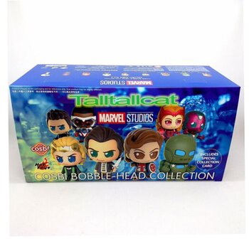 Hot Toy Marvel Studio Disney+ Cosbi Bobble-Head Collection (Case of 8 Blind Boxes)