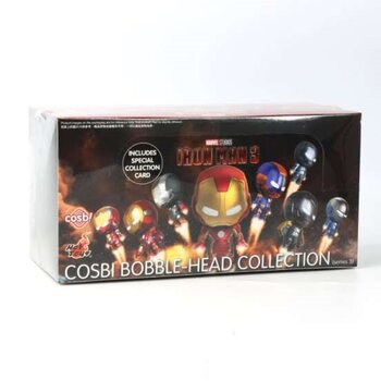 Hot Toy Iron Man 3 - Iron Man Cosbi Bobble-Head Collection (Series 3) (Case of 8 Blind Boxes)