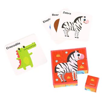 Tooky Toy Co Animal Block Puzzle