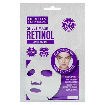 Beauty Formulas Retinol Anti Ageing Sheet Mask