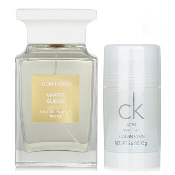 Tom Ford Tom Ford Private Blend White Suede Eau De Parfum Spray X Calvin Klein CK One Deodorant Stick