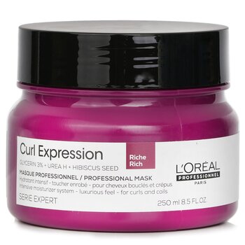 LOreal Serie Expert Curl Expression Glycerin 3% + Urea H + Hibiscus Seed Rich Professional Mask